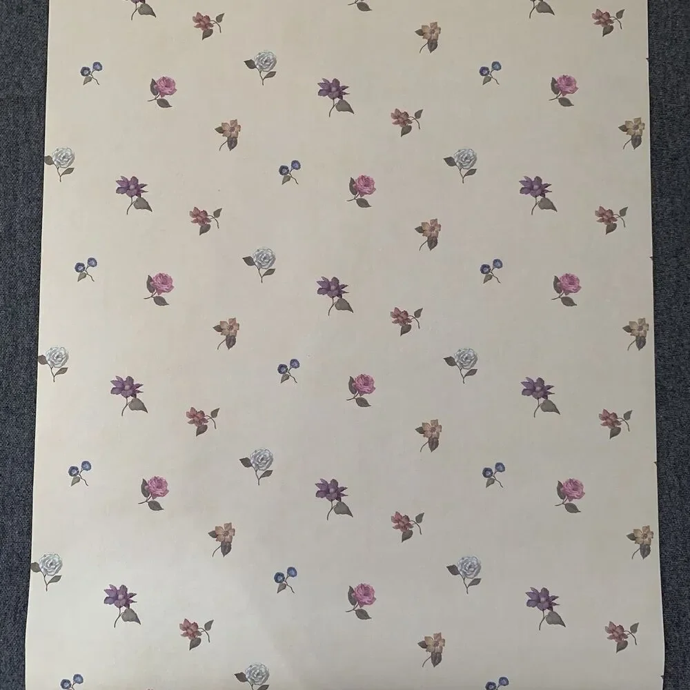 J Josephson Vintage Floral Small Print Wallpaper TRM 4041, 20.5 In. X 11yds